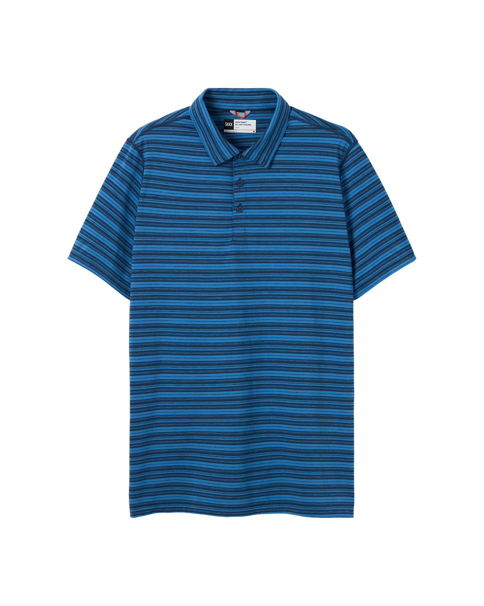 Droptemp Polo Maritime Dark Denim Stripe