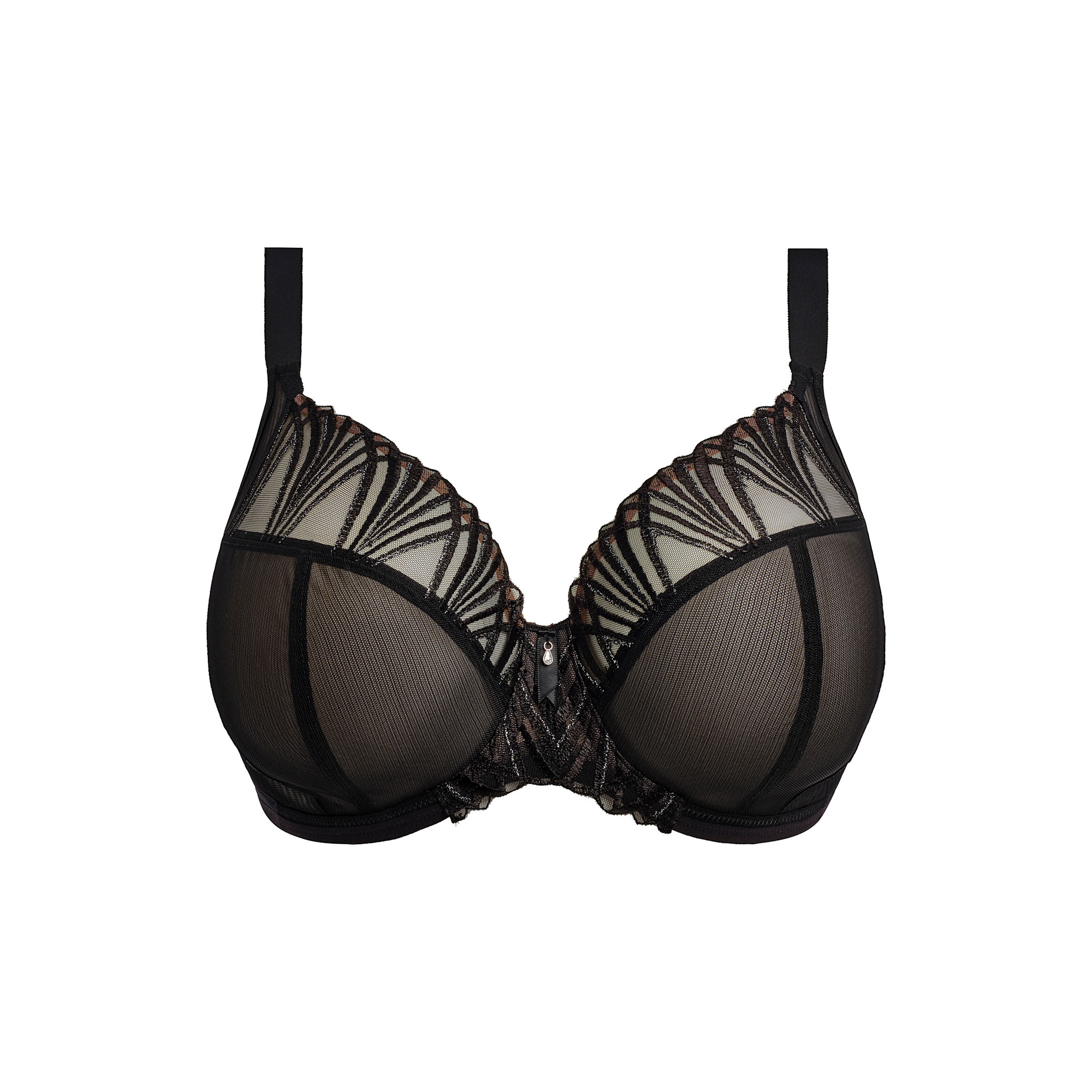EL303102 Reja plunge bra noir