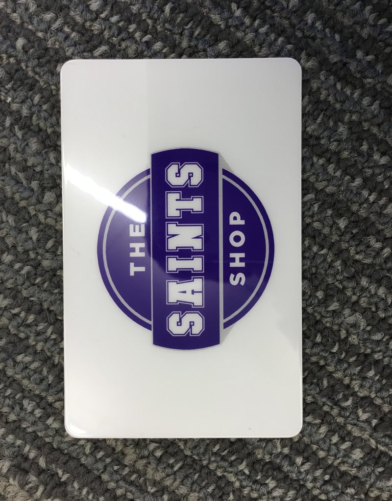 GIFT CARD FOR UNIFORM PURCHASE The Saints Shop