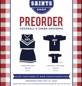 Pre Order Cheer Uniform