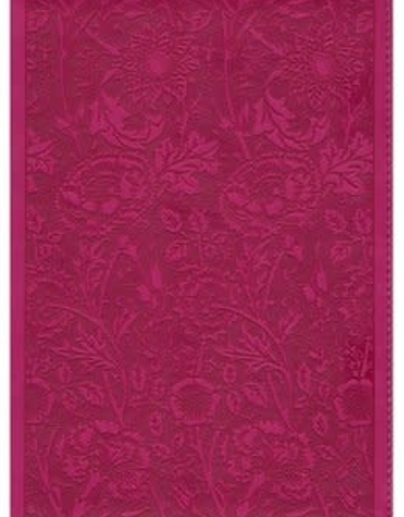 ESV Value Compact Bible  TruTone®, Raspberry, Floral Design