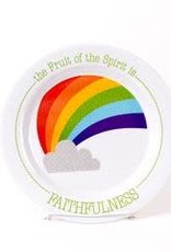 PLATE FRUIT OF THE SPIRIT IS FAITHFULNESS