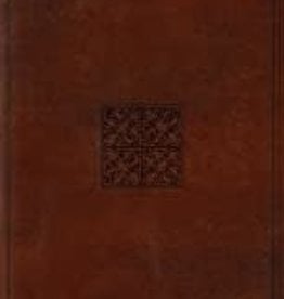 STUDY BIBLE. Trutone, Walnut, Celtic Imprint Design