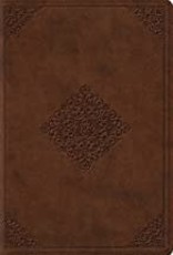 ESV Study Bible, Personal Size, TruTone, Saddle, Ornament Design