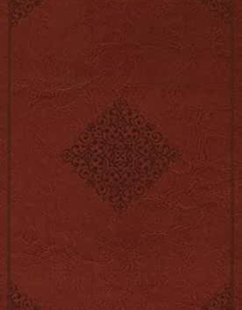 LARGE PRINT VALUE THINLINE BIBLE, TruTone, Tan Ornament Design