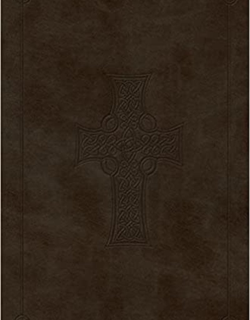 VALUE COMPACT BIBLE, OLIVE, CELTIC CROSS