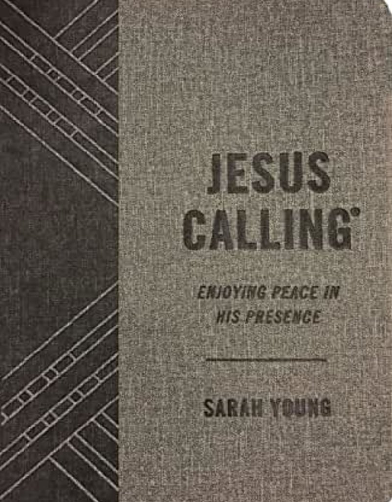 Jesus Calling ( Textured Gray Leathersoft)