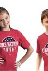 KERUSSO Kids T-Shirt Patriotic- Medium Red