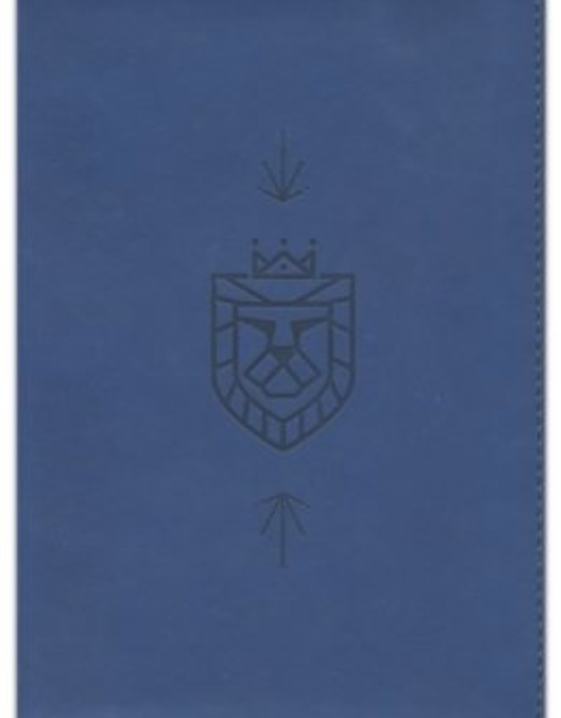 ESV Kid's Thinline Bible, TruTone Imitation Leather, Navy with Lion of Judah Design
