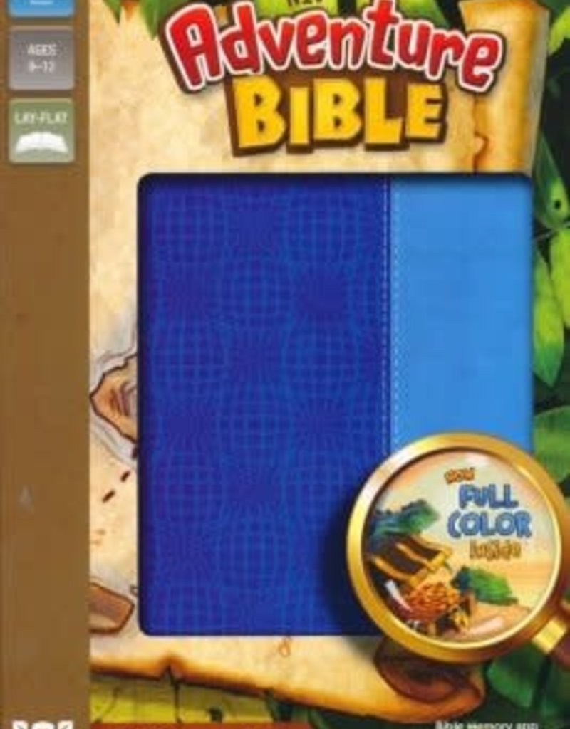 NIV Adventure Bible, Italian Duo-Tone, Electric blue/Ocean blue