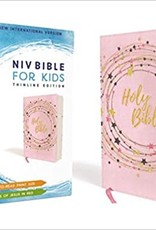 NIV, Bible for Kids, Flexcover, Pink/Gold, Red Letter Edition, Comfort Print: Thinline Edition