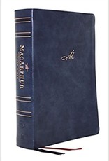 MacArthur Study Bible, 2nd Edition, Leathersoft, Black, Thumb Indexed, Comfort Print