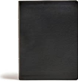 CSB Tony Evans Study Bible--genuine leather, black (indexed)