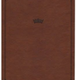 CSB Tony Evans Study Bible--soft leather-look, British tan (indexed)