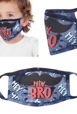 KIDS FACE MASK- Toddler Boy Hey Bro!