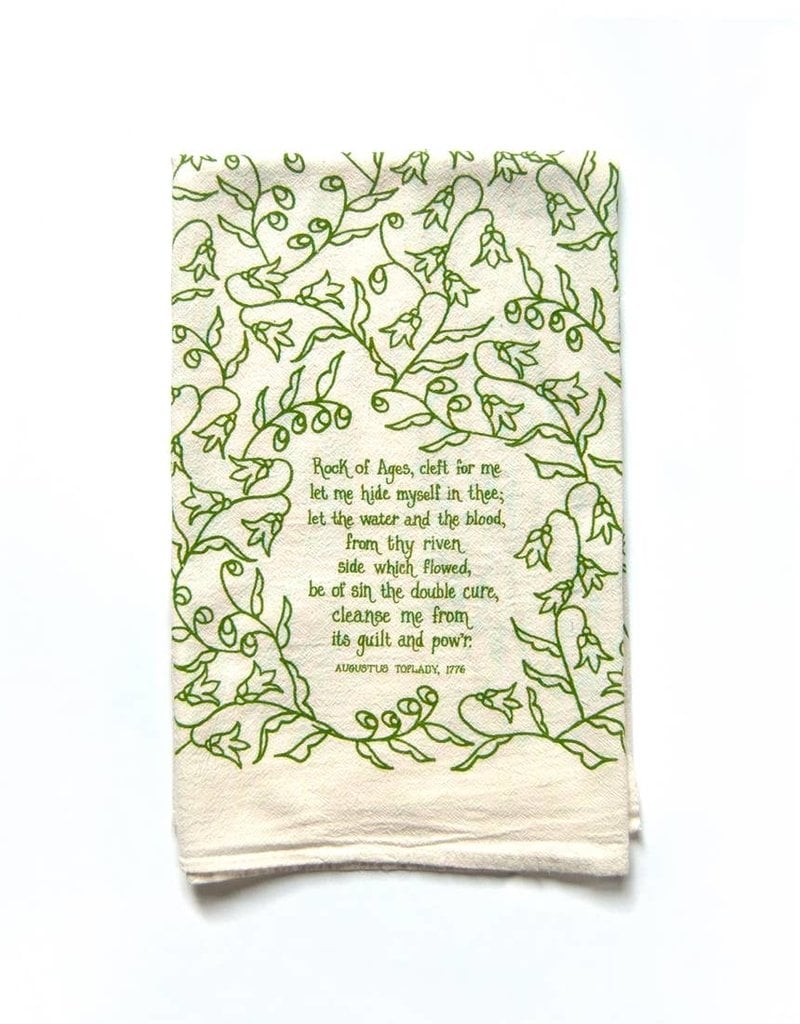 Rock of Ages Hymn  Towel