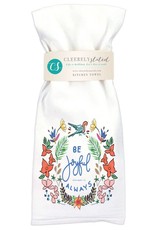 Be Joyful Wreath Kitchen Towel