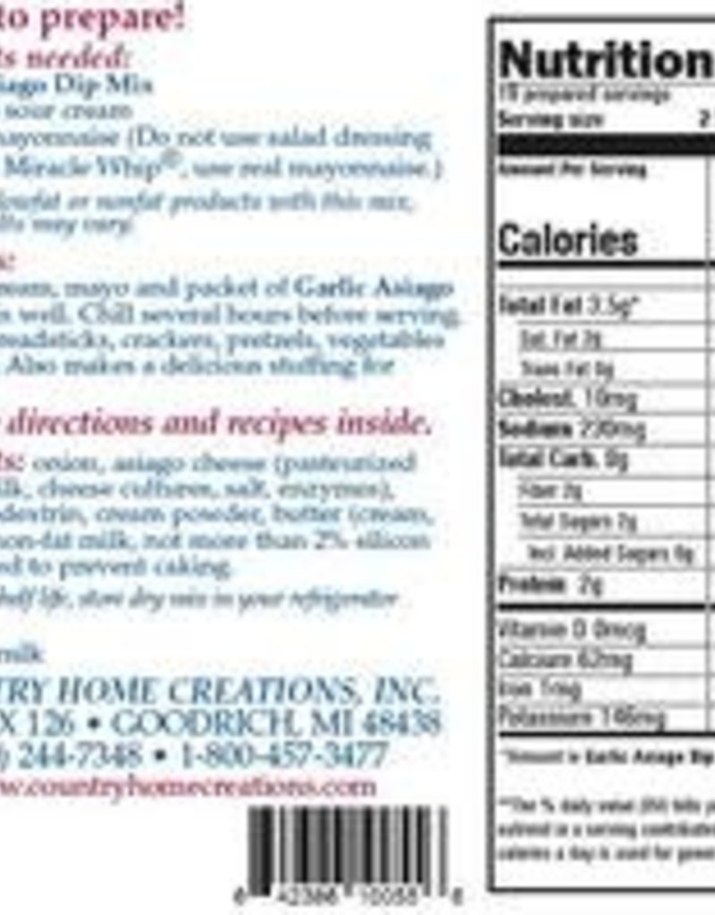 Gourmet Dip Mix - Garlic Asiago