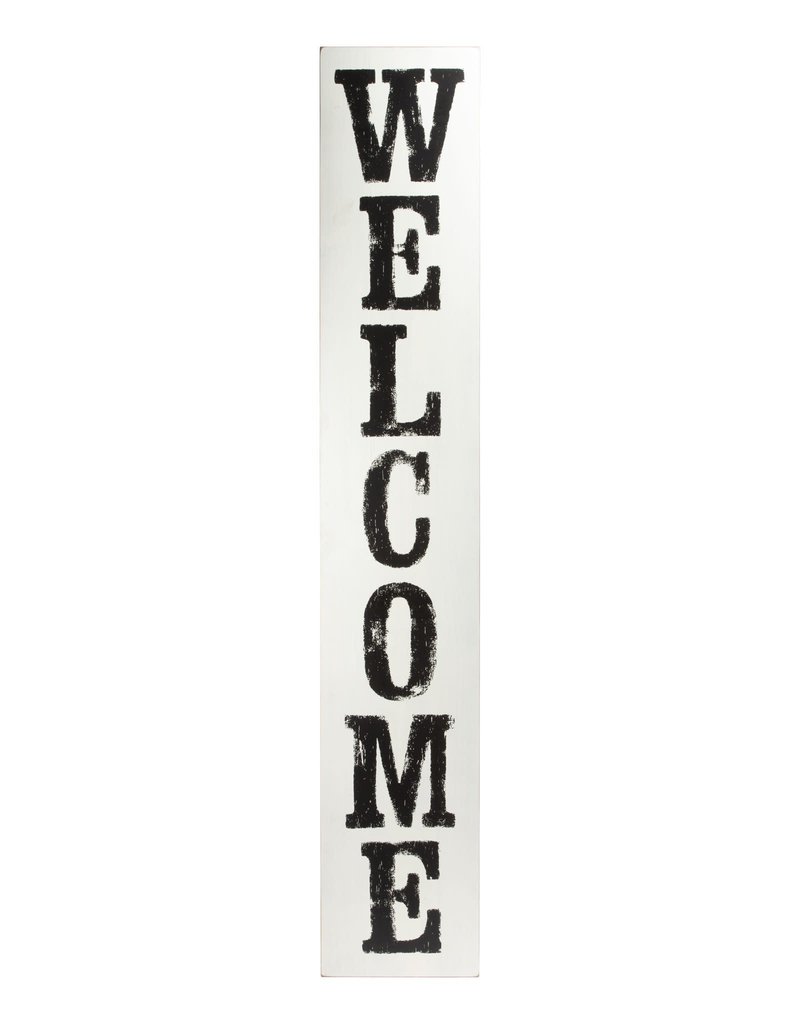 Welcome Sign- White
