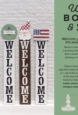 Welcome Sign- Brown