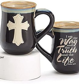 Mug- Cross black