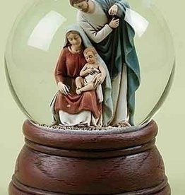 5.5" Holy Family Musical Glitterdome