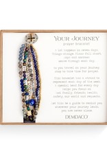 Beaded Prayer Bracelet - Indigo