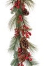 Pine & Berry Garland 5'L