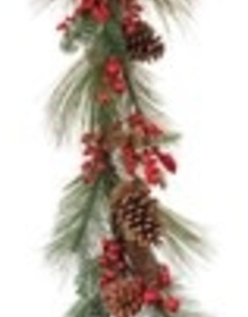 Pine & Berry Garland 5'L