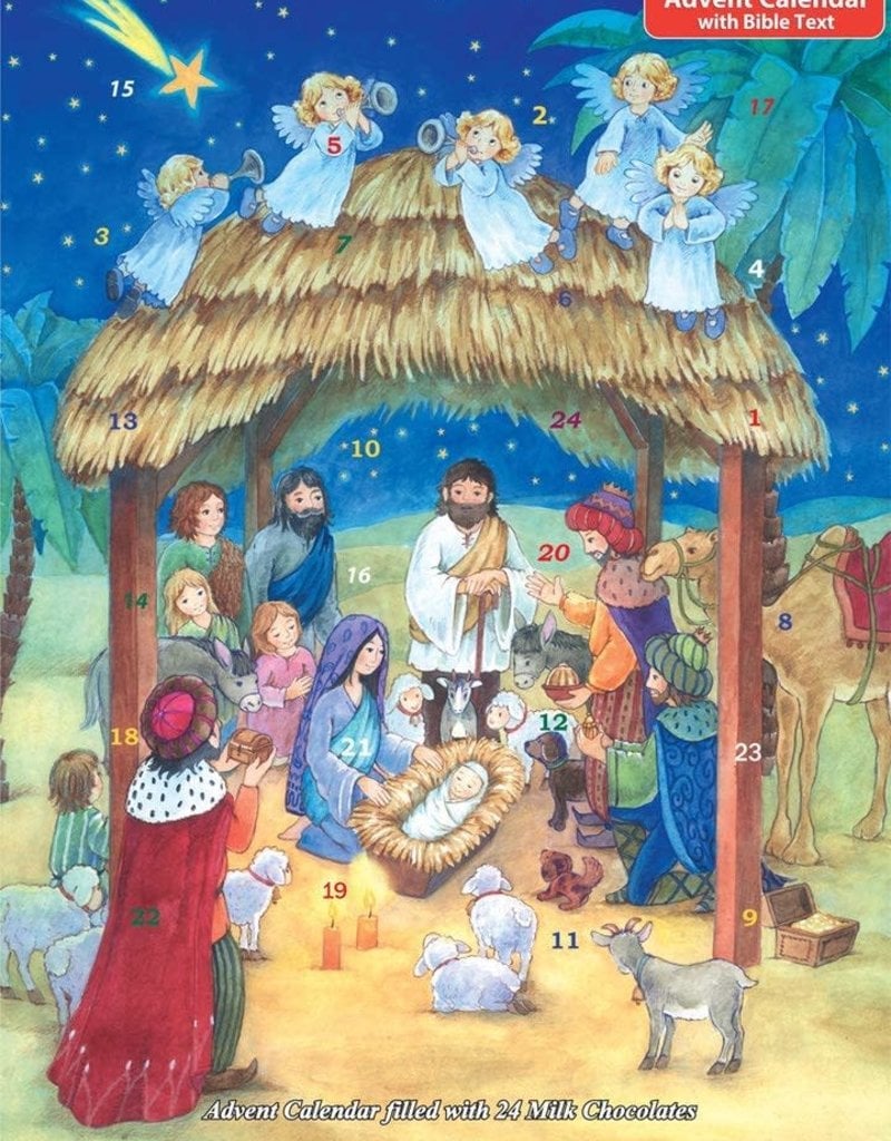 Nativity Chocolate Advent Calendar Prestonwood Bookstore
