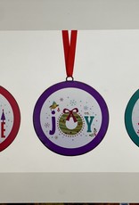 Peace, Joy , Merry Ornaments