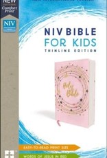 NIV, Bible for Kids, Flexcover, Pink/Gold, Red Letter Edition, Comfort Print: Thinline Edition