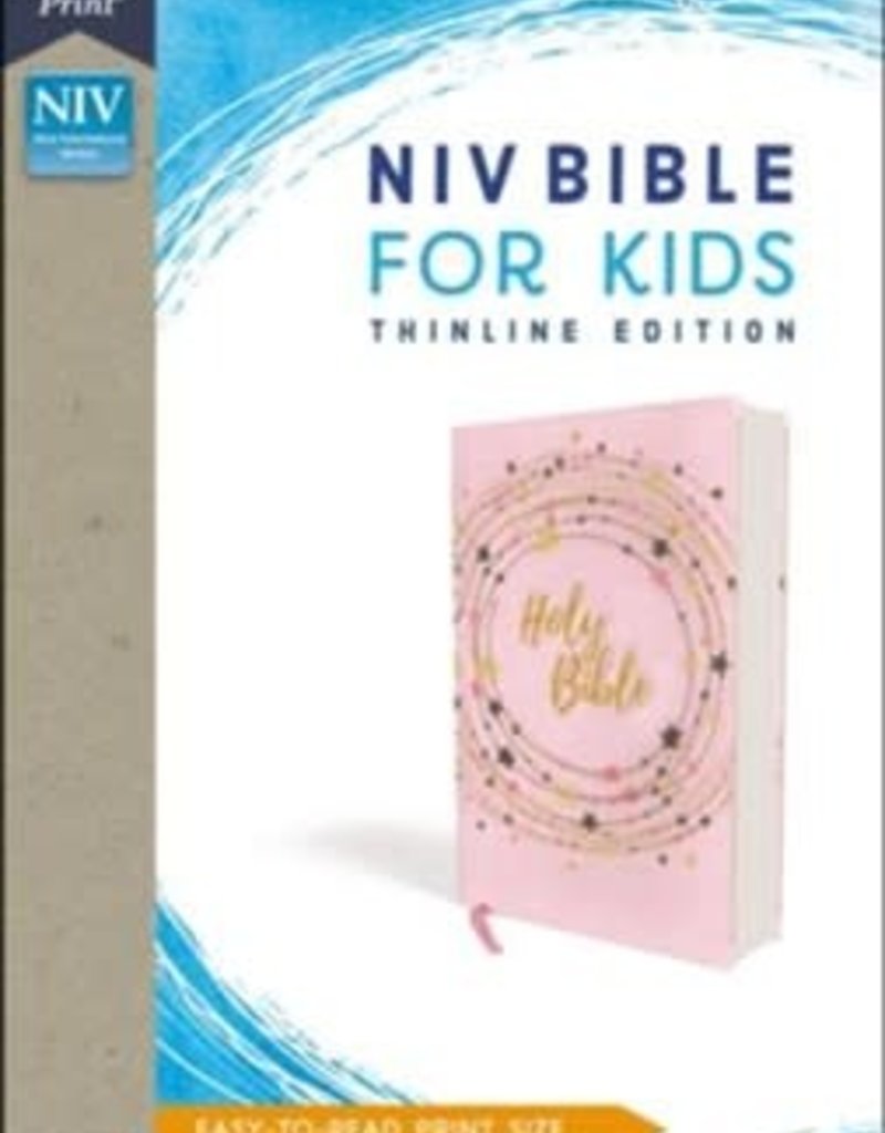 NIV, Bible for Kids, Flexcover, Pink/Gold, Red Letter Edition, Comfort Print: Thinline Edition