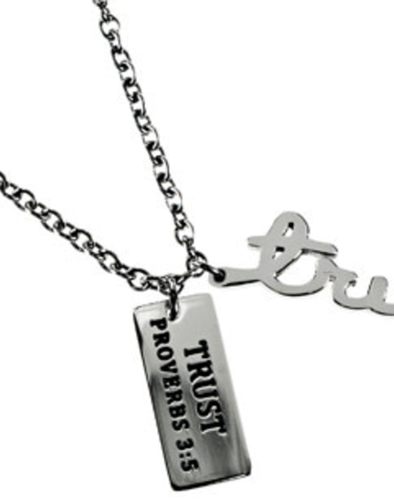Proverbs 3:5  Trust Necklace