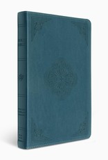 ESV Thinline, deep teal w/ rotunda design