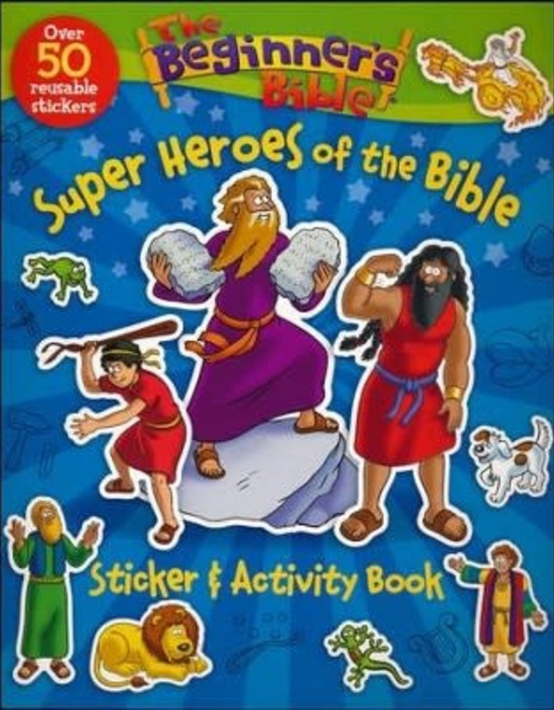 Beginner's Bible Super Heroes of the Bible Sticker and Activity Book