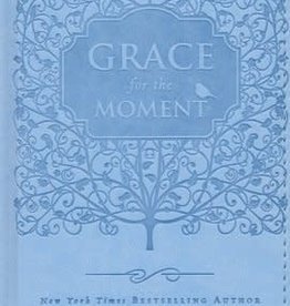 Grace For The Moment (Womens Edition)-Blue Leathersoft