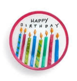 Birthday Candles Round Plate