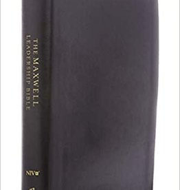 NIV, Maxwell Leadership Bible, 3rd Edition, Premium Bonded Leather, Burgundy, Comfort Print