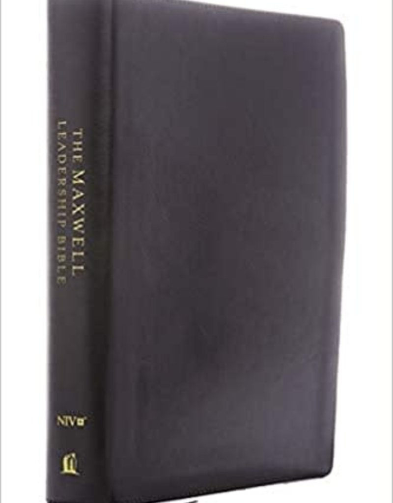 NIV, Maxwell Leadership Bible, 3rd Edition, Premium Bonded Leather, Burgundy, Comfort Print