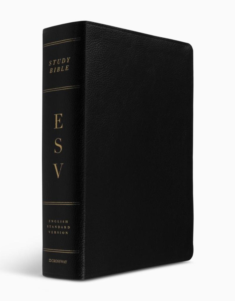 ESV STUDY BIBLE, Black Bonded Leather