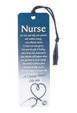 BOOKMARK TASSEL NURSE A CARING HEART