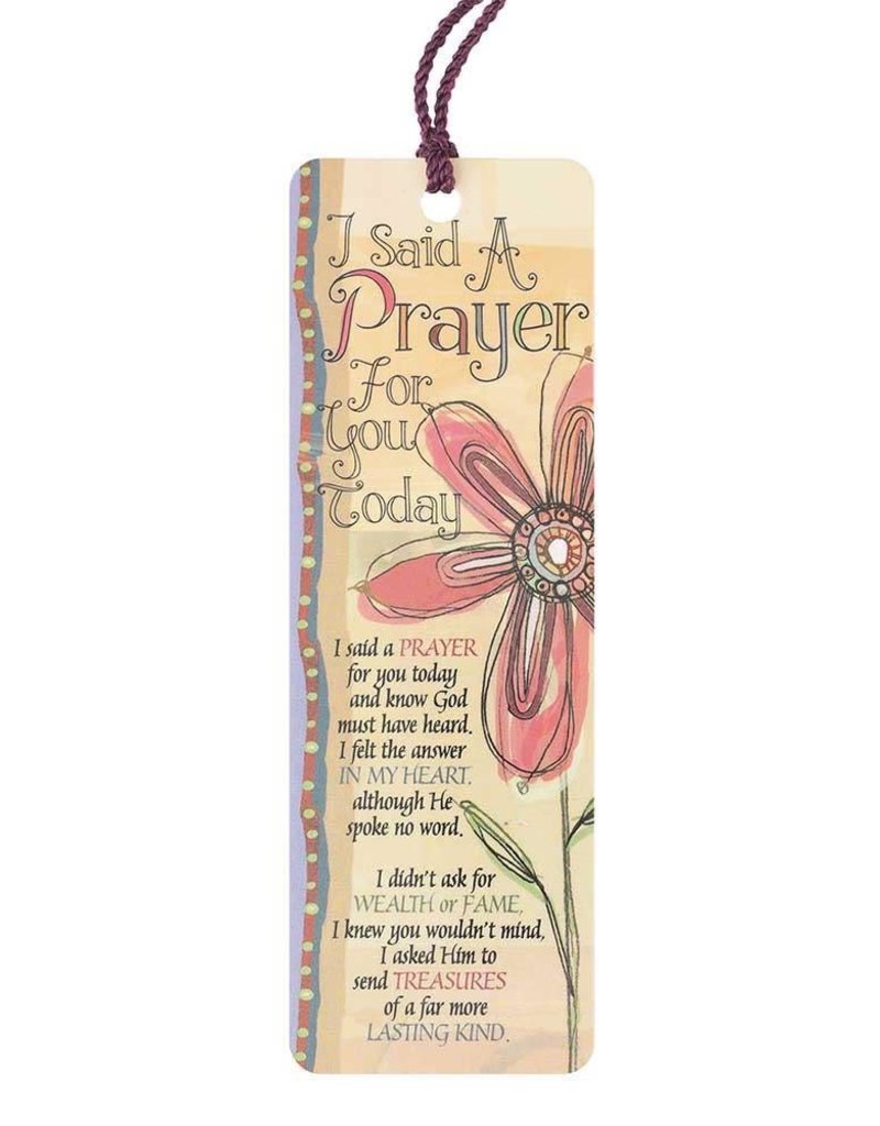 BOOKMARK TASSEL I SAID A PRAYER