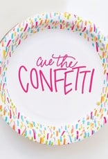 Cue the Confeti  8" Plate
