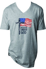 One Nation Steel Grey Vneck