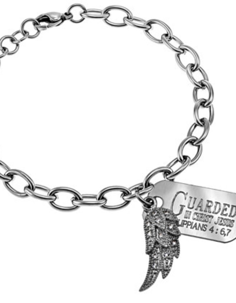Chunky Bracelet With Wing/ J3:17