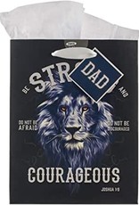 Gift Bag Set | Strong & Courageous Dad Joshua 1:9