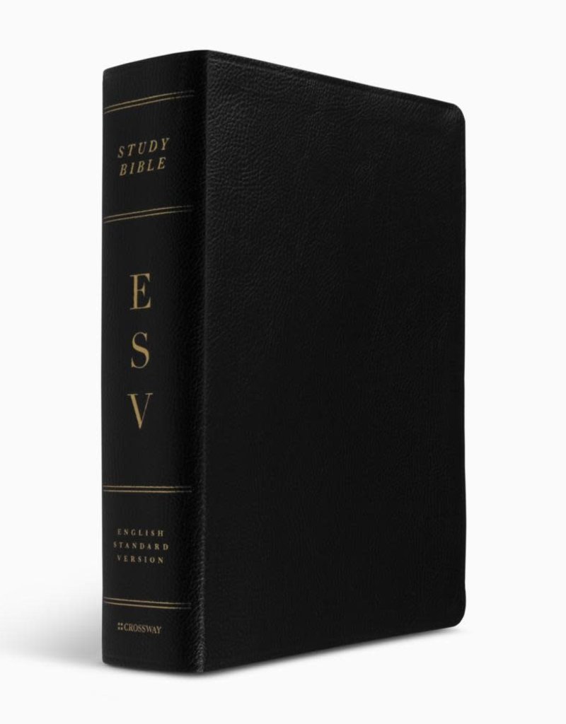ESV STUDY BIBLE, Black Bonded Leather