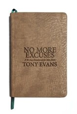 No More Excuses: A 90-Day Devotional for Men, Imitation Leather