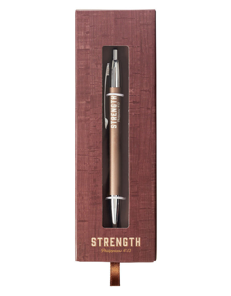 Pen-Classic-Brown/Strength w/Gift Box